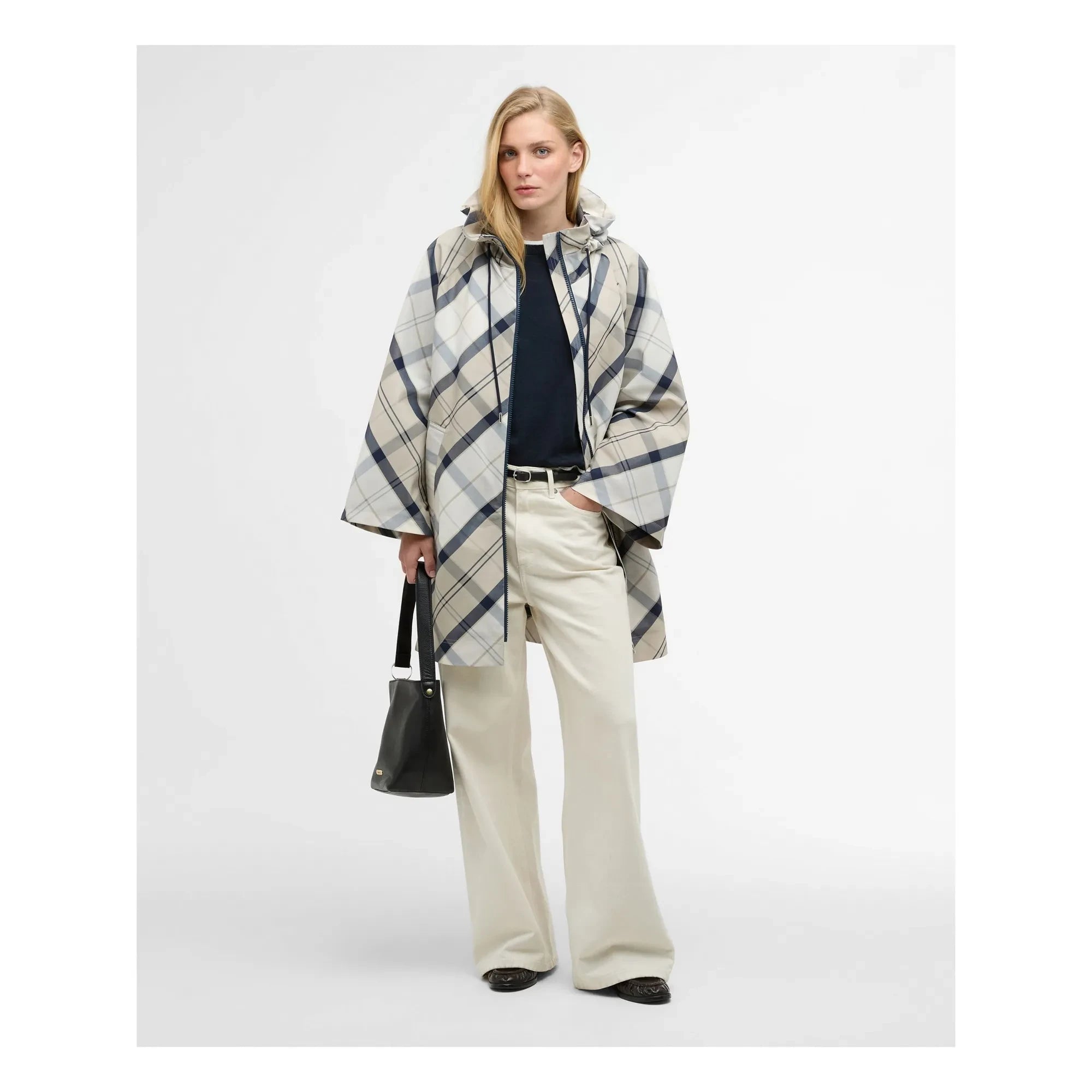 Barbour - Chaqueta impermeable Kinsale Tartan | Gris