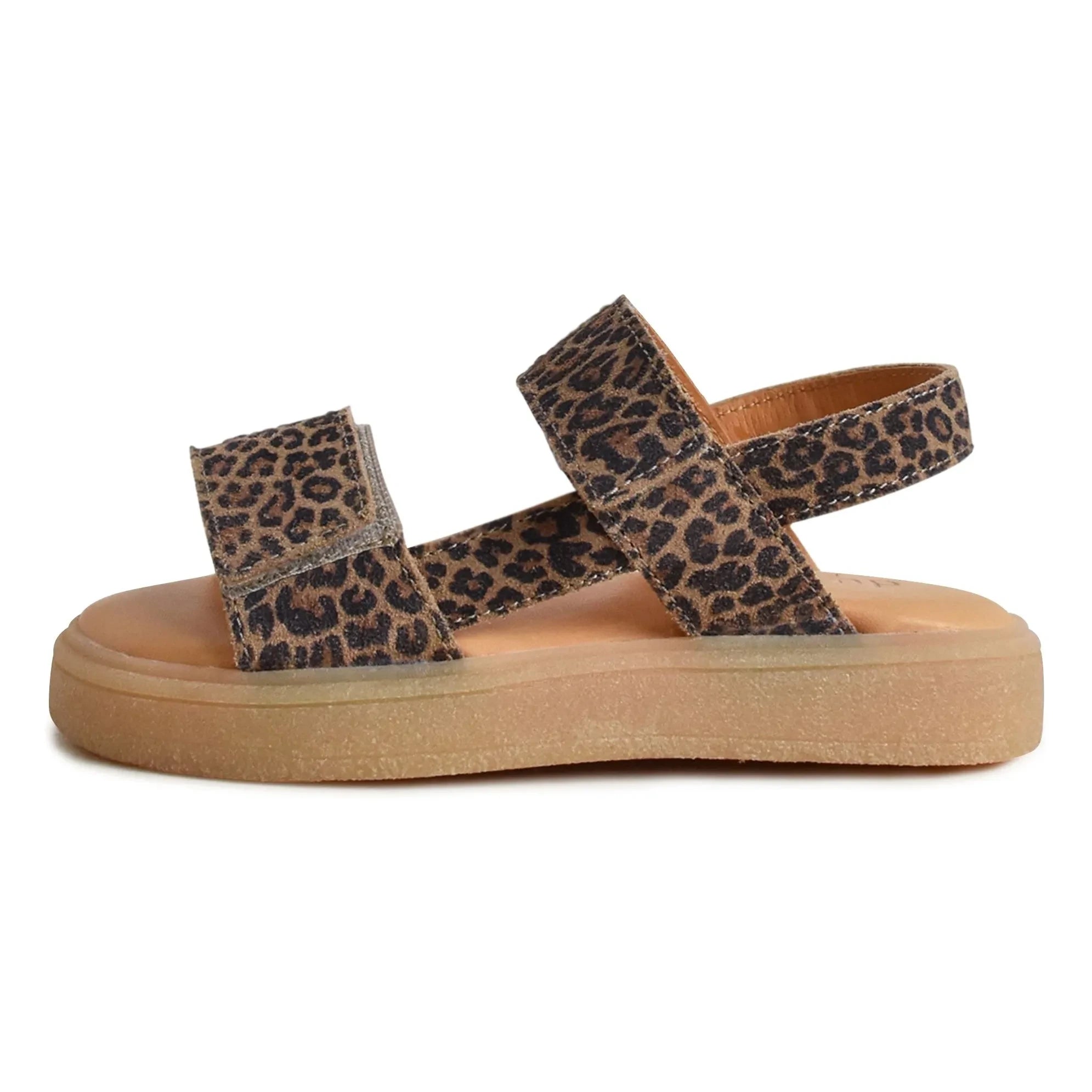 du Loua - Sandalias de tacón con estampado de leopardo Du Malu | Marrón