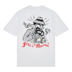 Edmmond Studios - Camiseta Fête De La Musique | Blanco