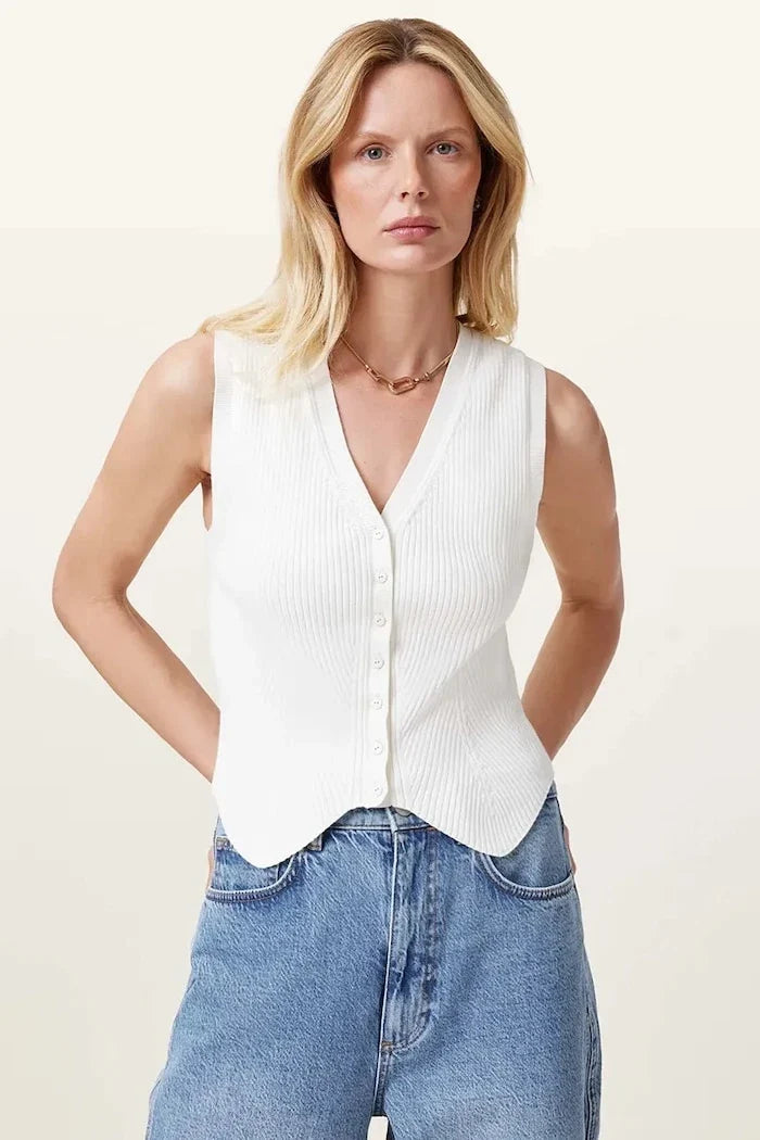 Top de viscosa AllSaints para mujer
