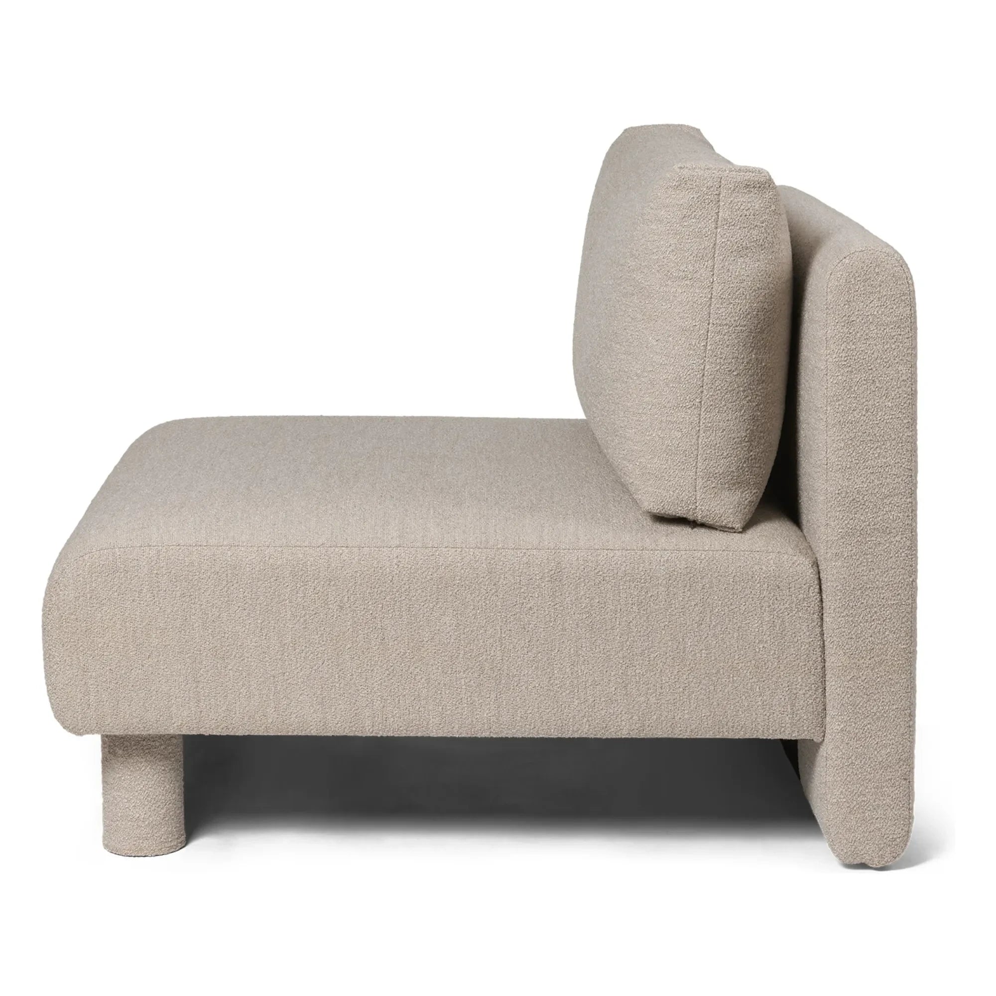 Ferm Living - Sofá modular central Dase Bouclé | Beige