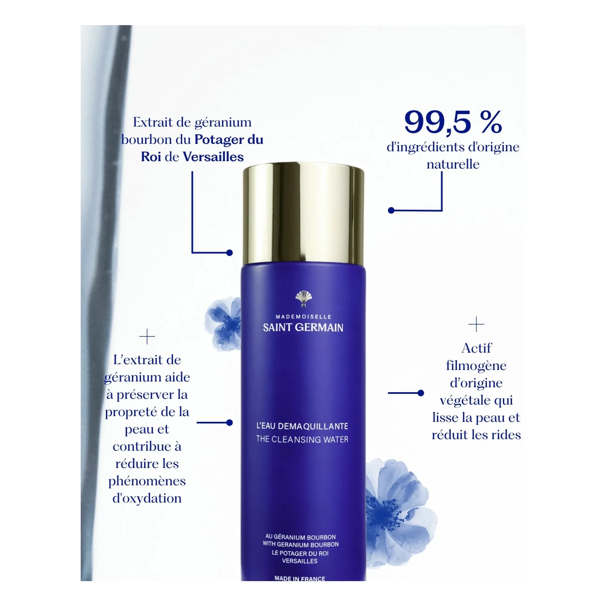 Mademoiselle Saint Germain - Agua limpiadora - 120 ml