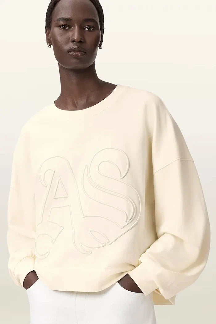 Sudadera de algodón LILA de AllSaints