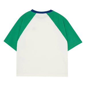 Camiseta de bloques de color oversize The Campamento | Crudo