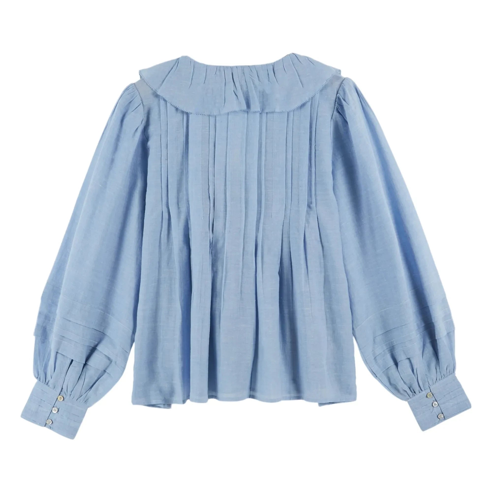 Emile et Ida - Blusa de algodón Khadi azul