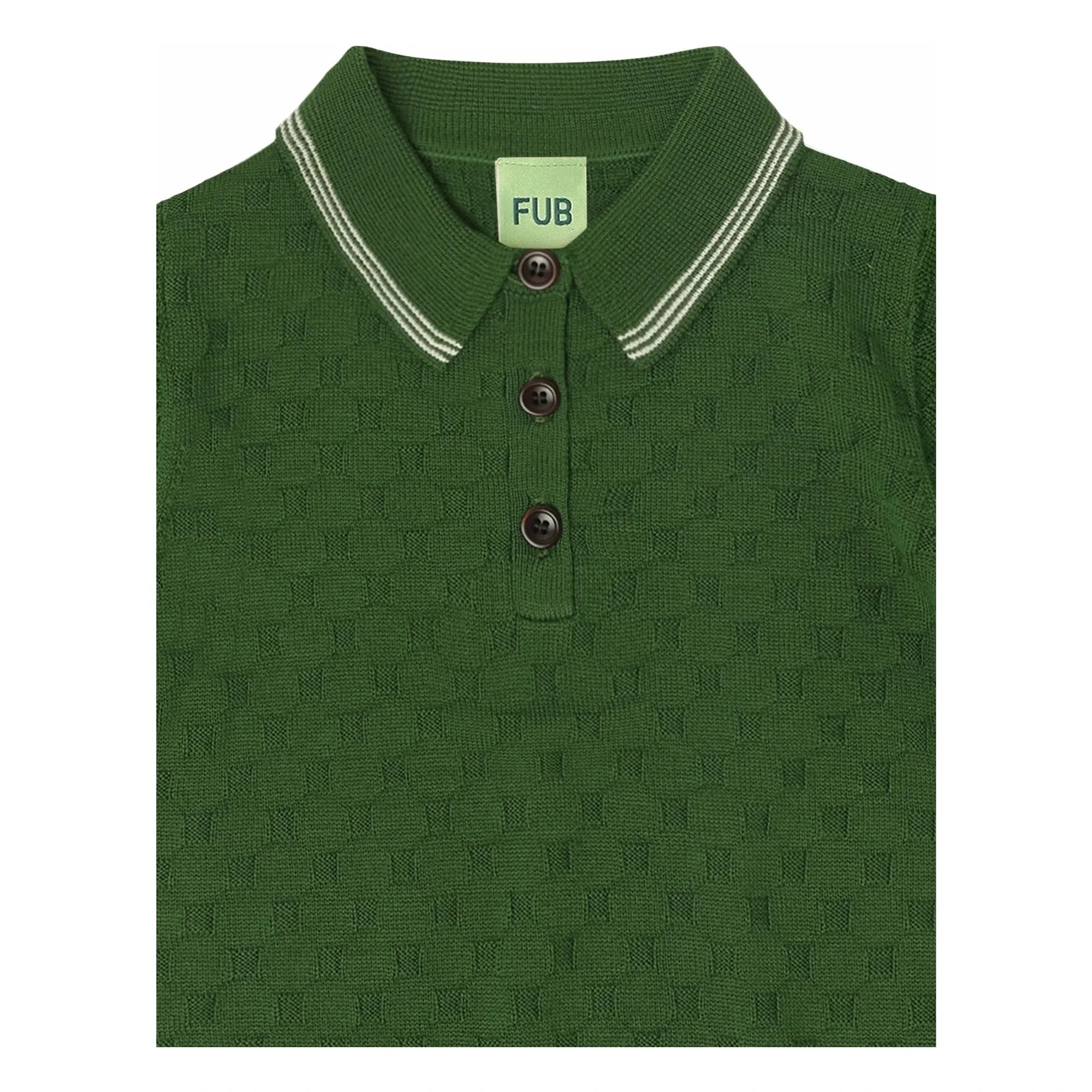 FUB - Polo MC Lana merina | Verde