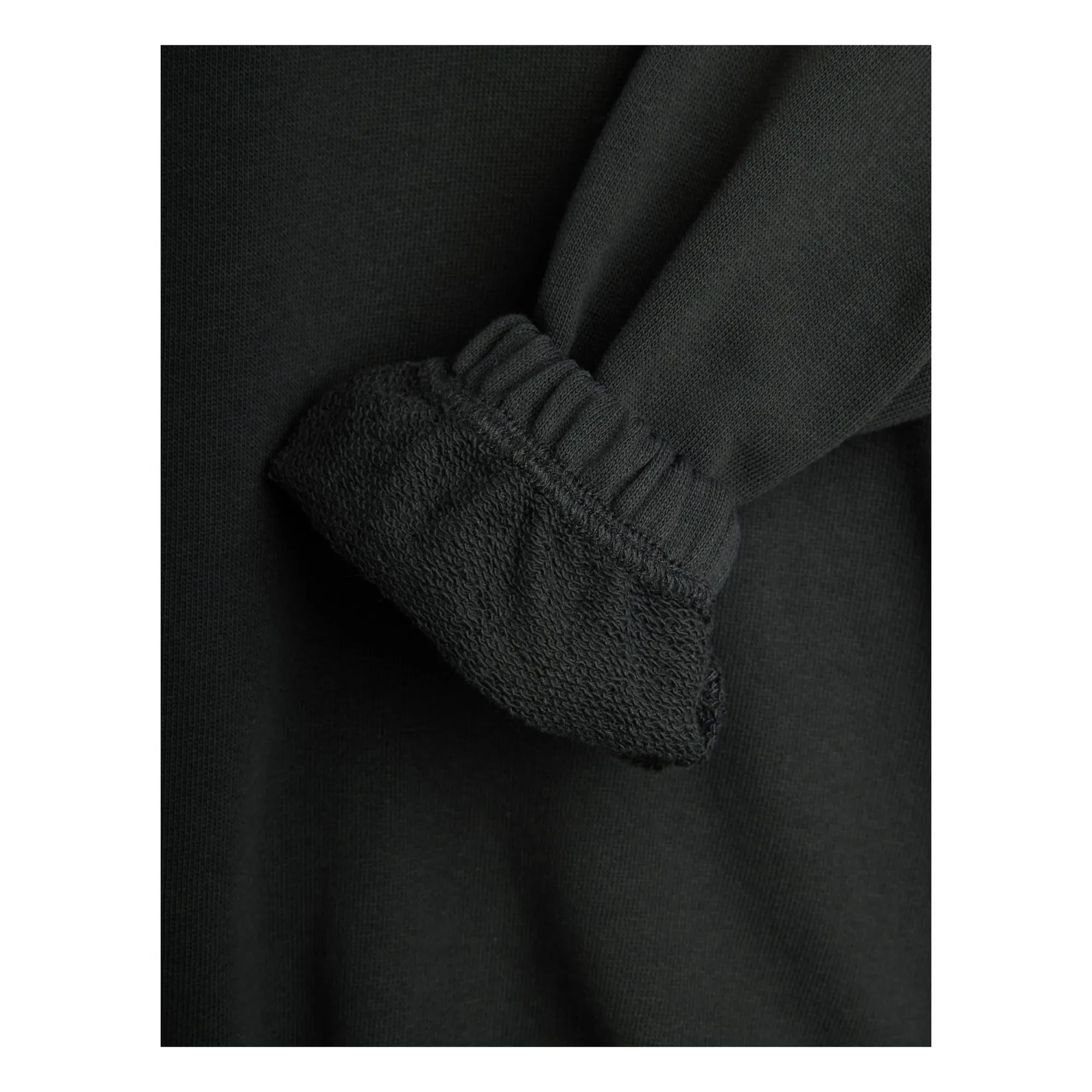 Mini Rodini - Sudadera con cuello pantera de algodón orgánico | Negro