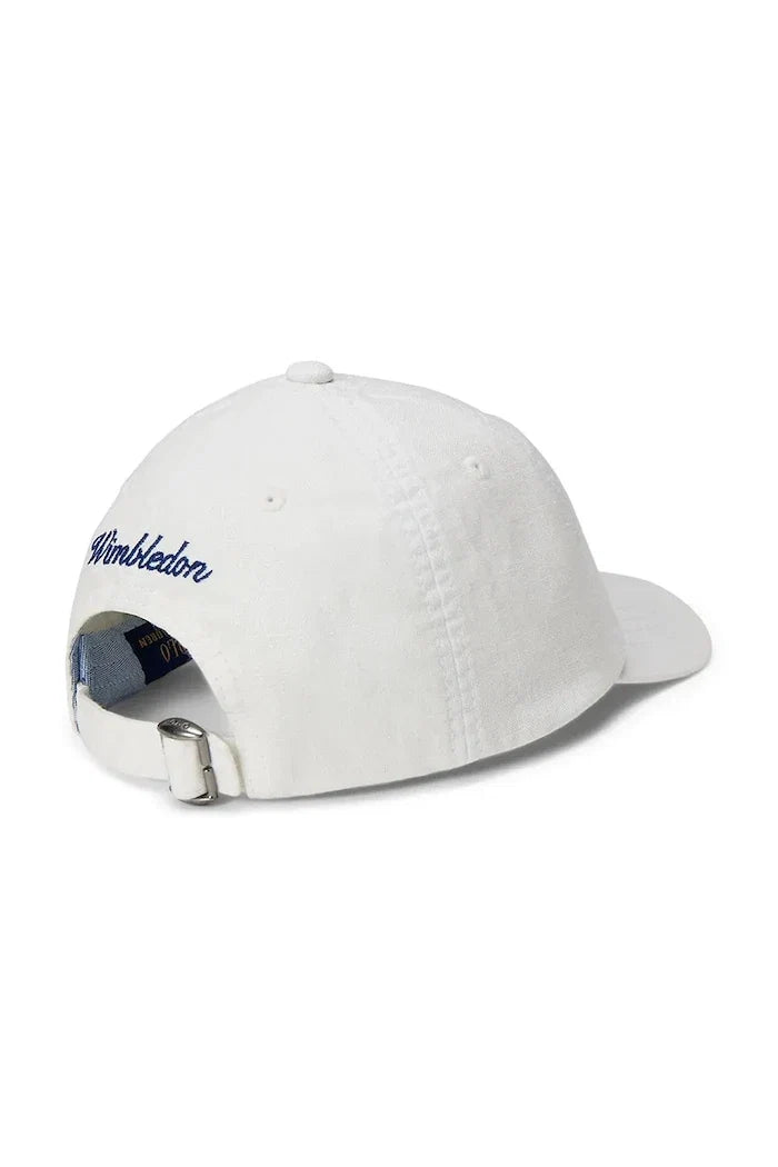 Gorra Polo Ralph Lauren para niños de algodón con visera de Wimbledon