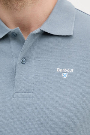 Camiseta de algodón para hombre con cuello Barbour ESSENTIALS