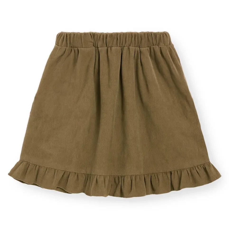 Fliink - Falda fruncida Dolly | Caqui