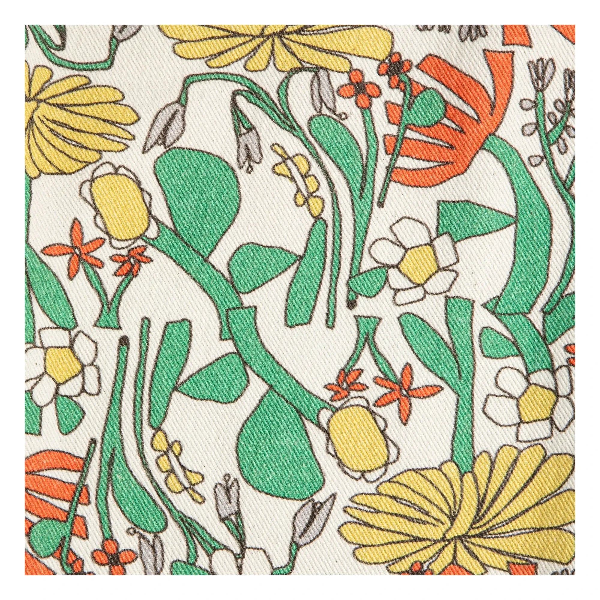 Bobo Choses - Mono de algodón orgánico con estampado de flores | Blanco