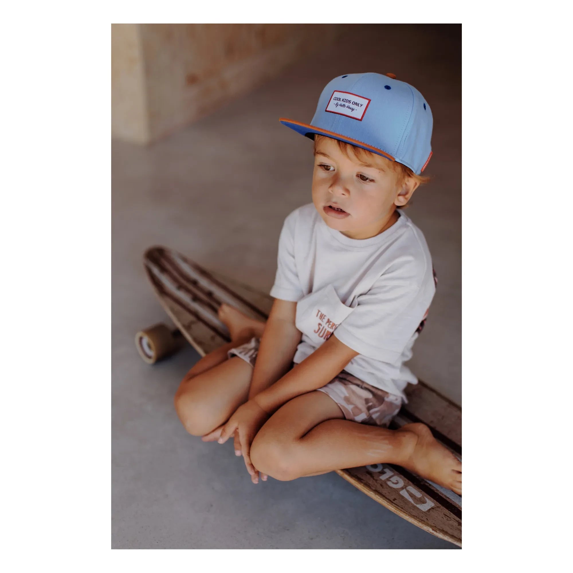 Hello Hossy - Gorra visera plana | Azul Denim