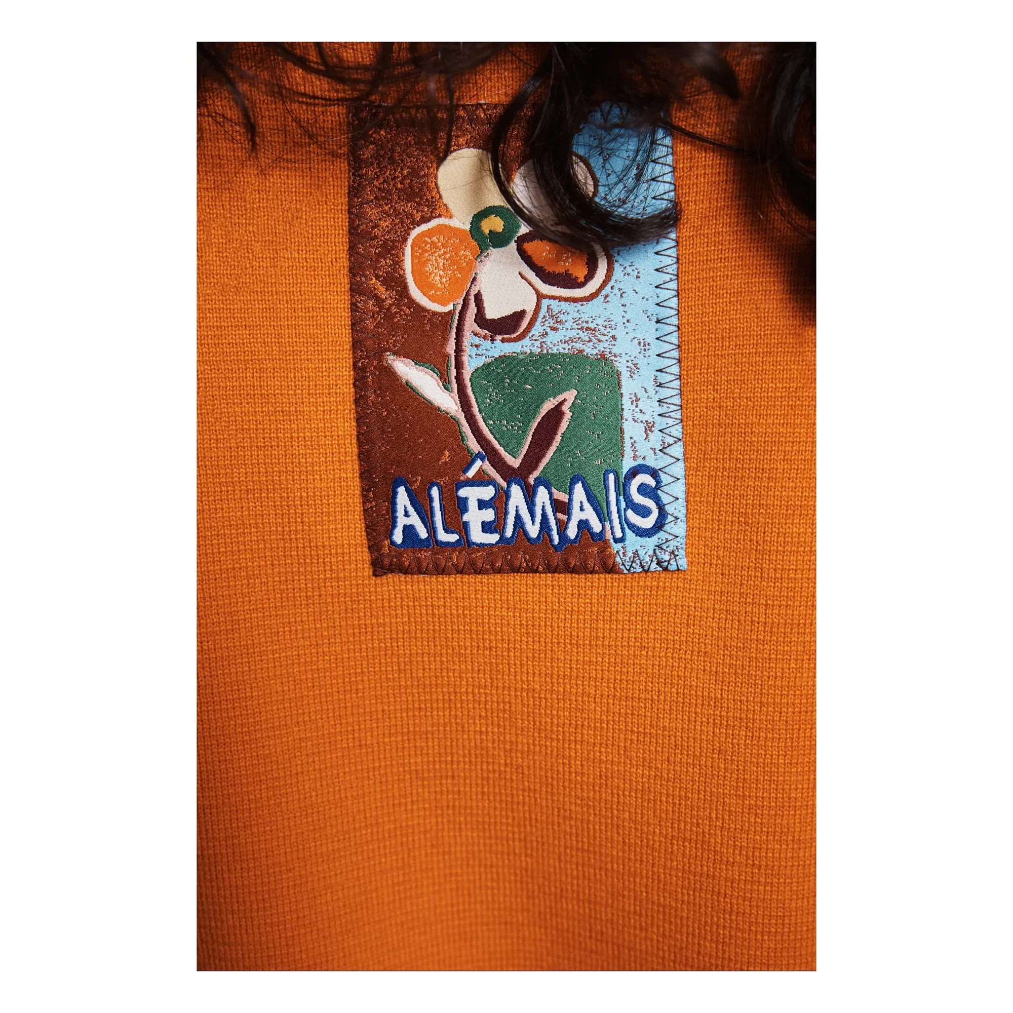Alémais - Polo de lana Claudia | Bordo