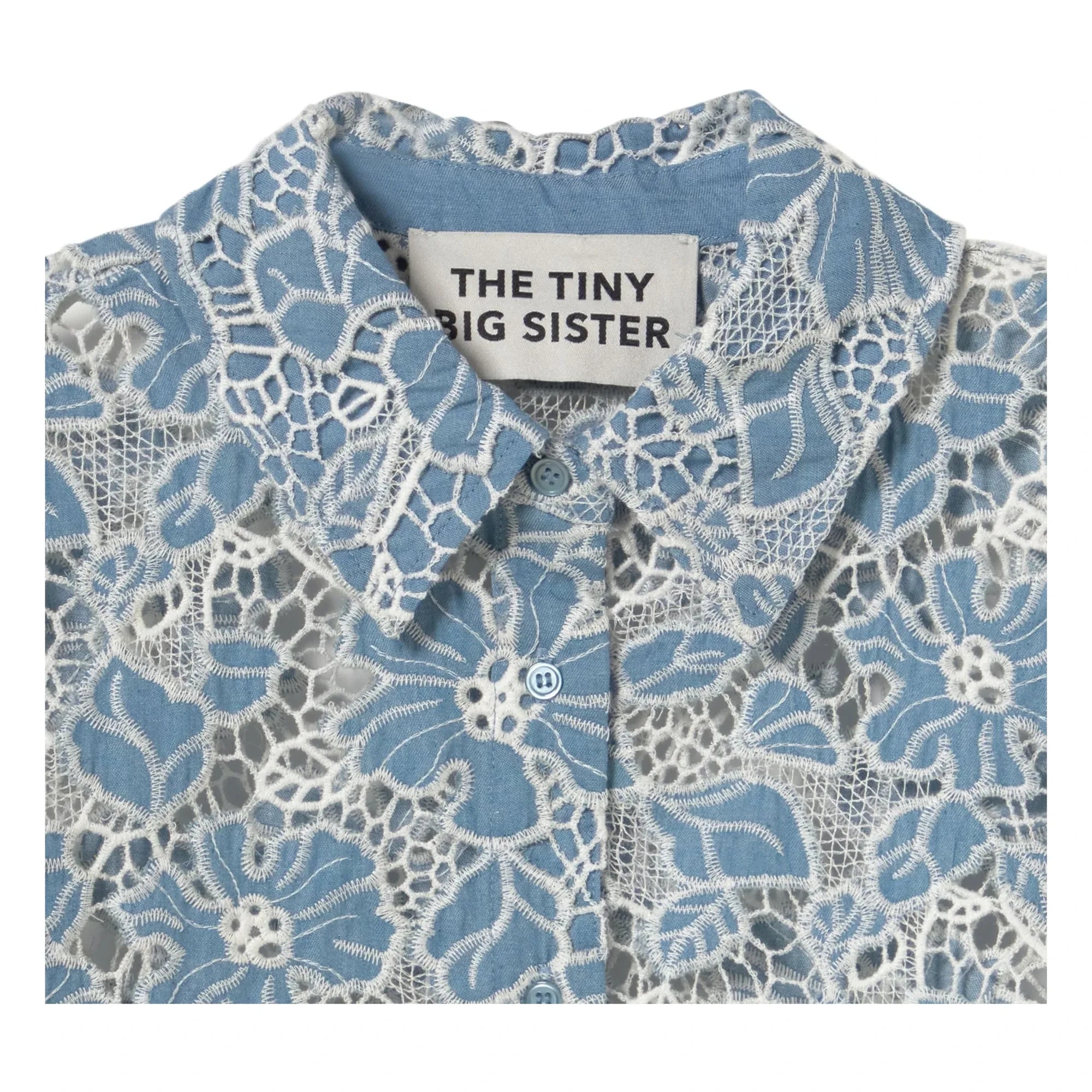 The Tiny Big Sister - Camisa de algodón | Azul