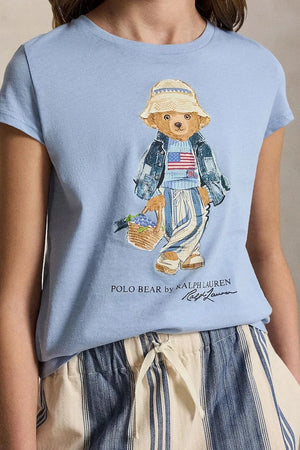 Polo Ralph Lauren camiseta básica de algodón para niños