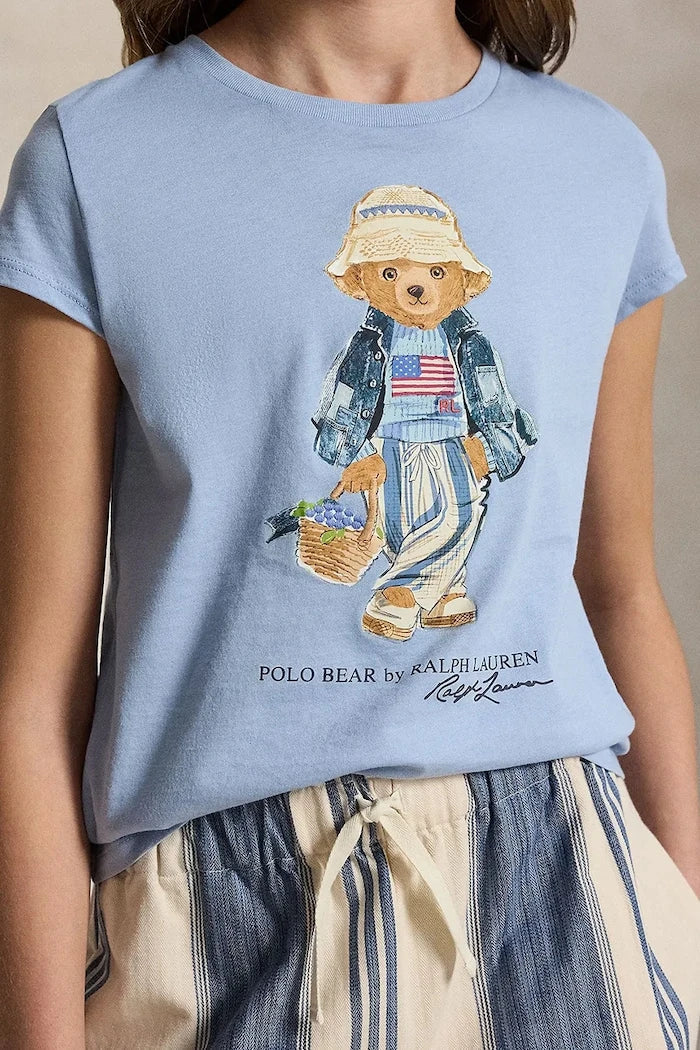 Polo Ralph Lauren camiseta básica de algodón para niños