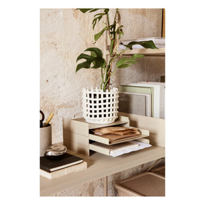 Ferm Living - Cesto de cerámica | Blanco