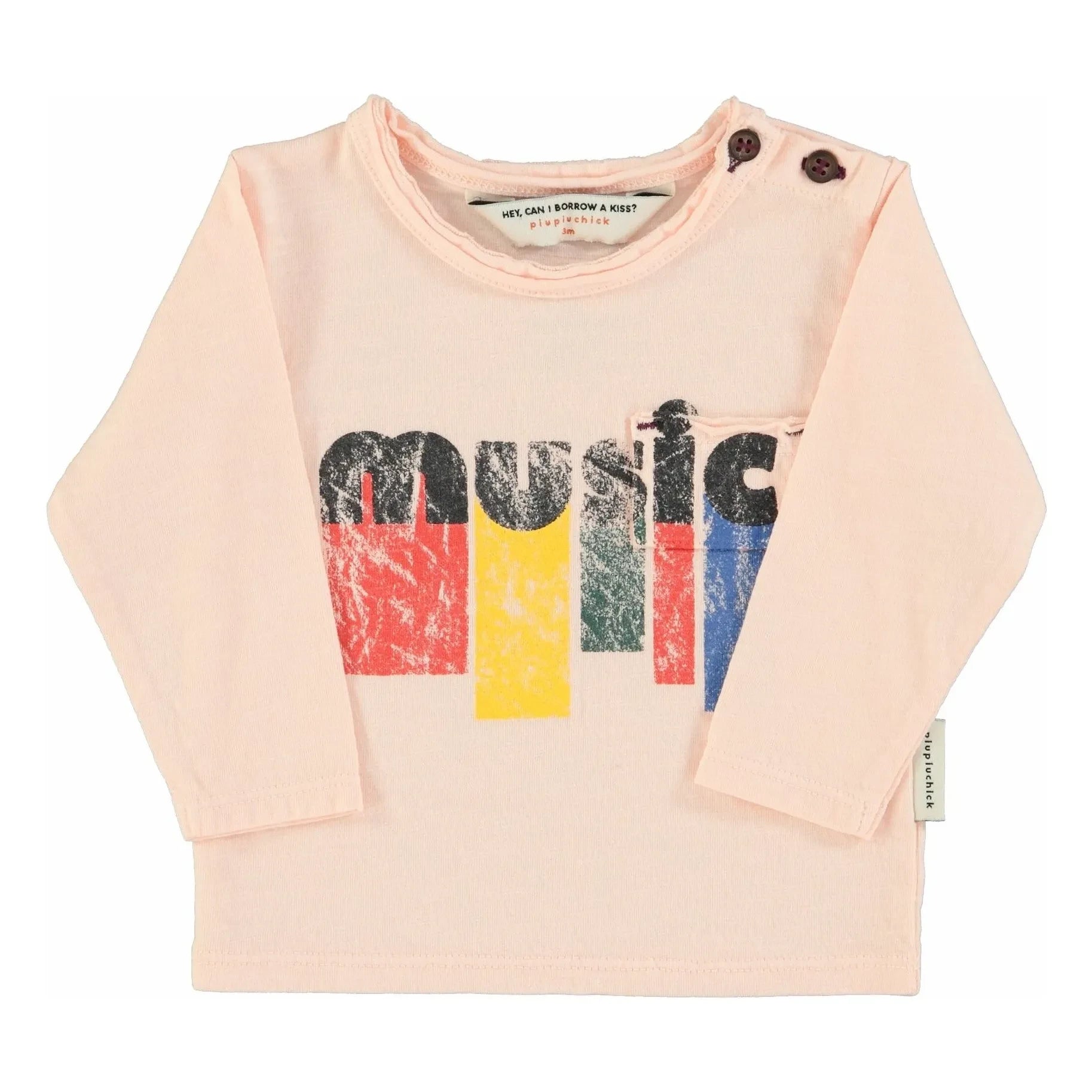 Piupiuchick - Camiseta Music | Rosa claro