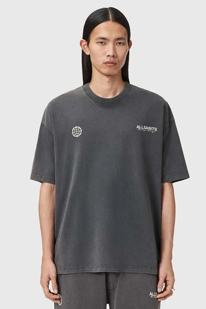 Camiseta de algodón AllSaints EMBLEM
