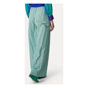 Forte Forte - Pantalones palazzo de tafetán | Aqua