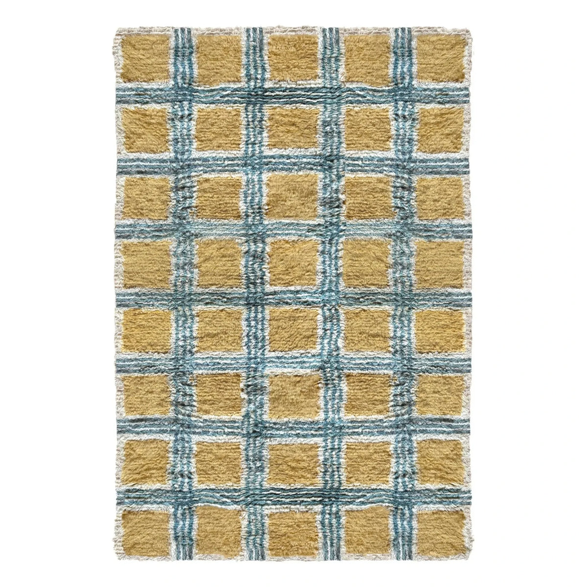 Layered - Alfombra de lana Pergola, Evelina Kroon | Mostaza