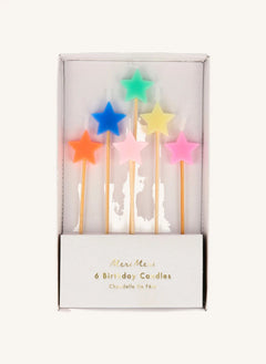 Meri Meri - Velas de estrella multicolor