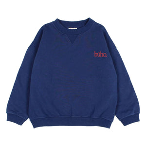 Búho - Sudadera de algodón orgánico Búho | Azul marino