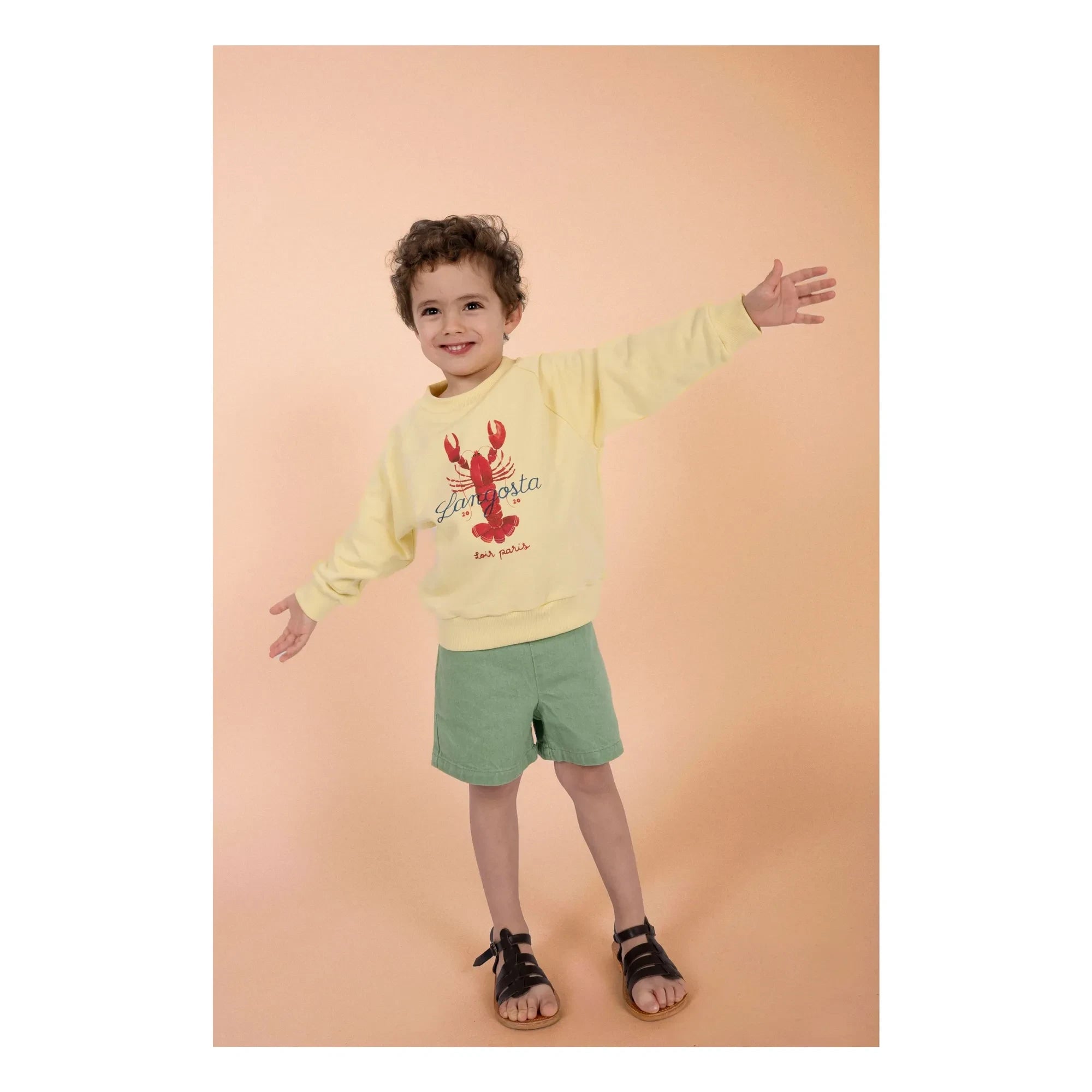 Loir - Sudadera de langosta | Amarillo pálido