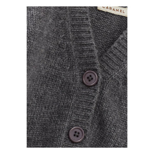 Caramelo - Cárdigan cobrizo | Gris oscuro