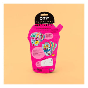 Omy - Libro de actividades con pegatinas de bubble tea