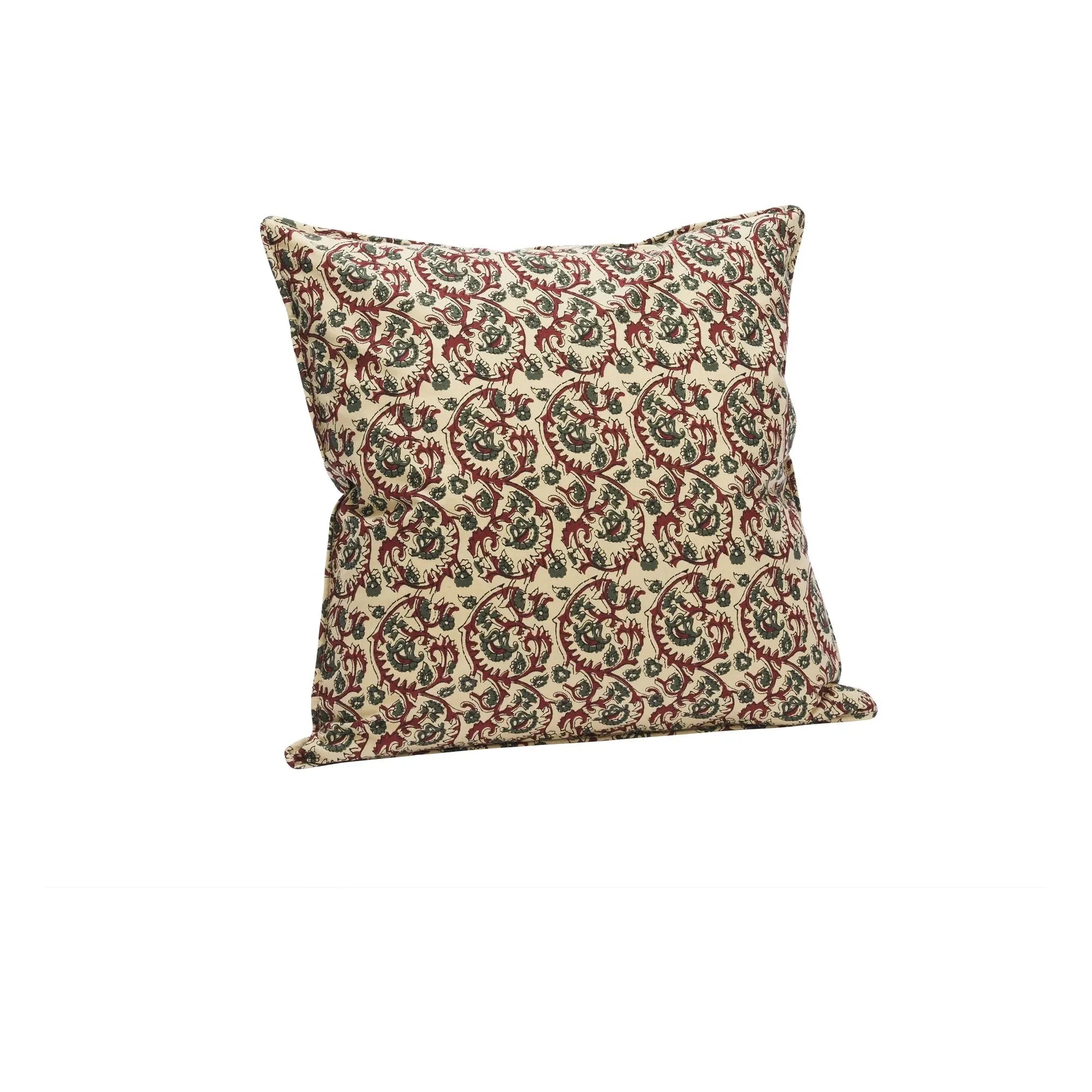 Madam Stoltz - Funda de cojín de algodón | Beige