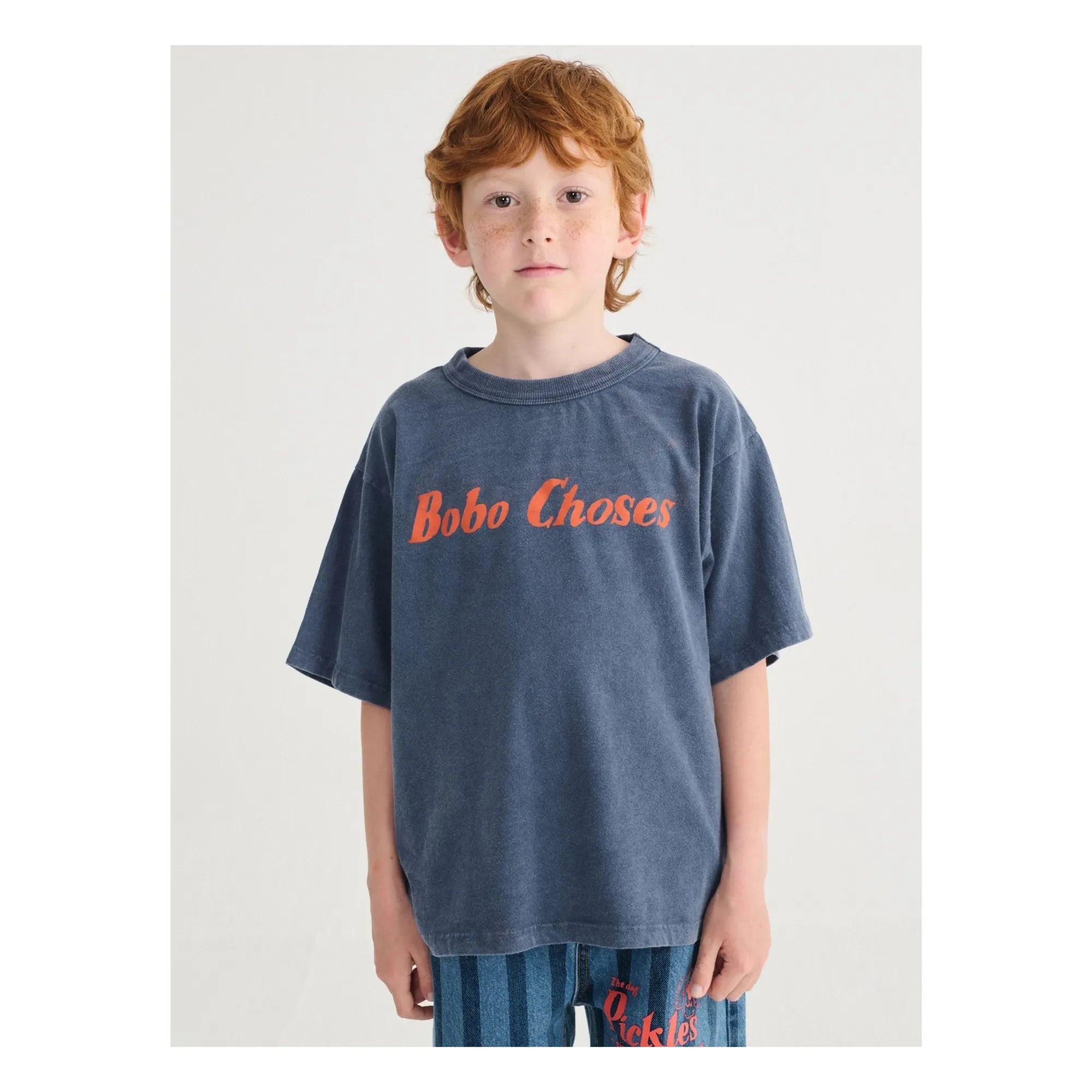 Bobo Choses - Bobo Choses Camiseta de Algodón Orgánico | Azul Marino