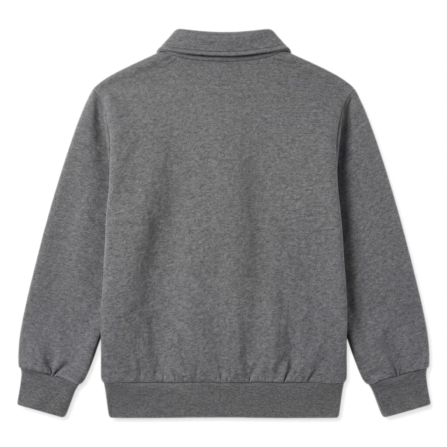 Smallable Kid - Langford Organik Pamuklu Polo Tişört | Heather Grey