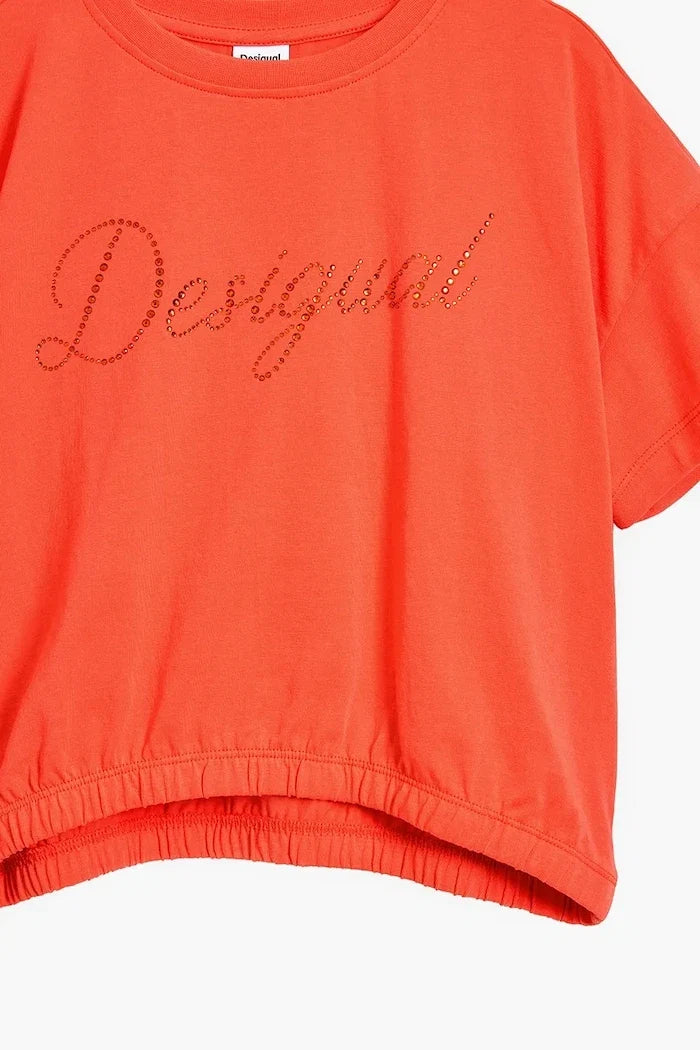 Camiseta de algodón para niños Desigual