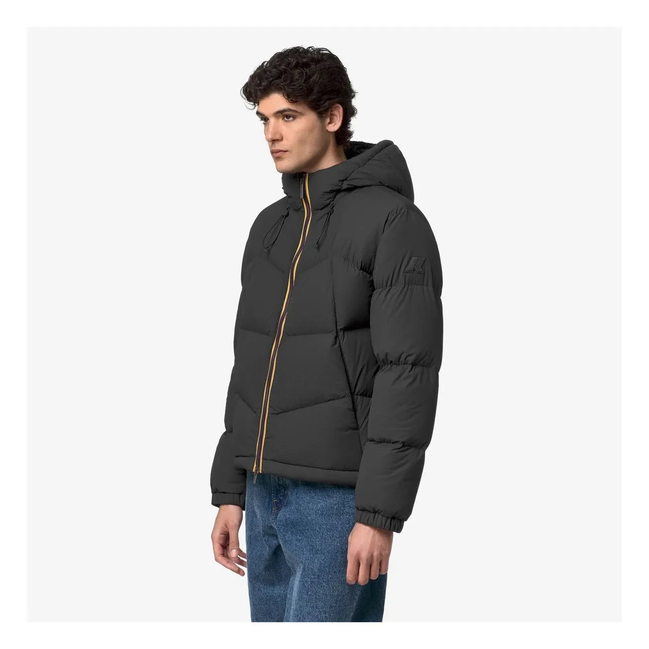 K-way - Quill Şık Naylon Dolgu Mont | Siyah