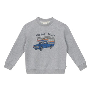 Arsène et Les Pipelettes - Sudadera Gil de algodón orgánico | Gris