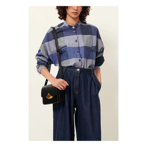 Sessùn - Camisa de algodón Orregia | Azul