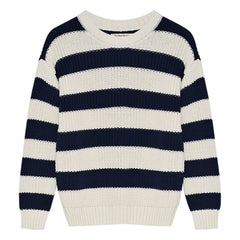 the new society - Musa Jersey de rayas | Azul noche