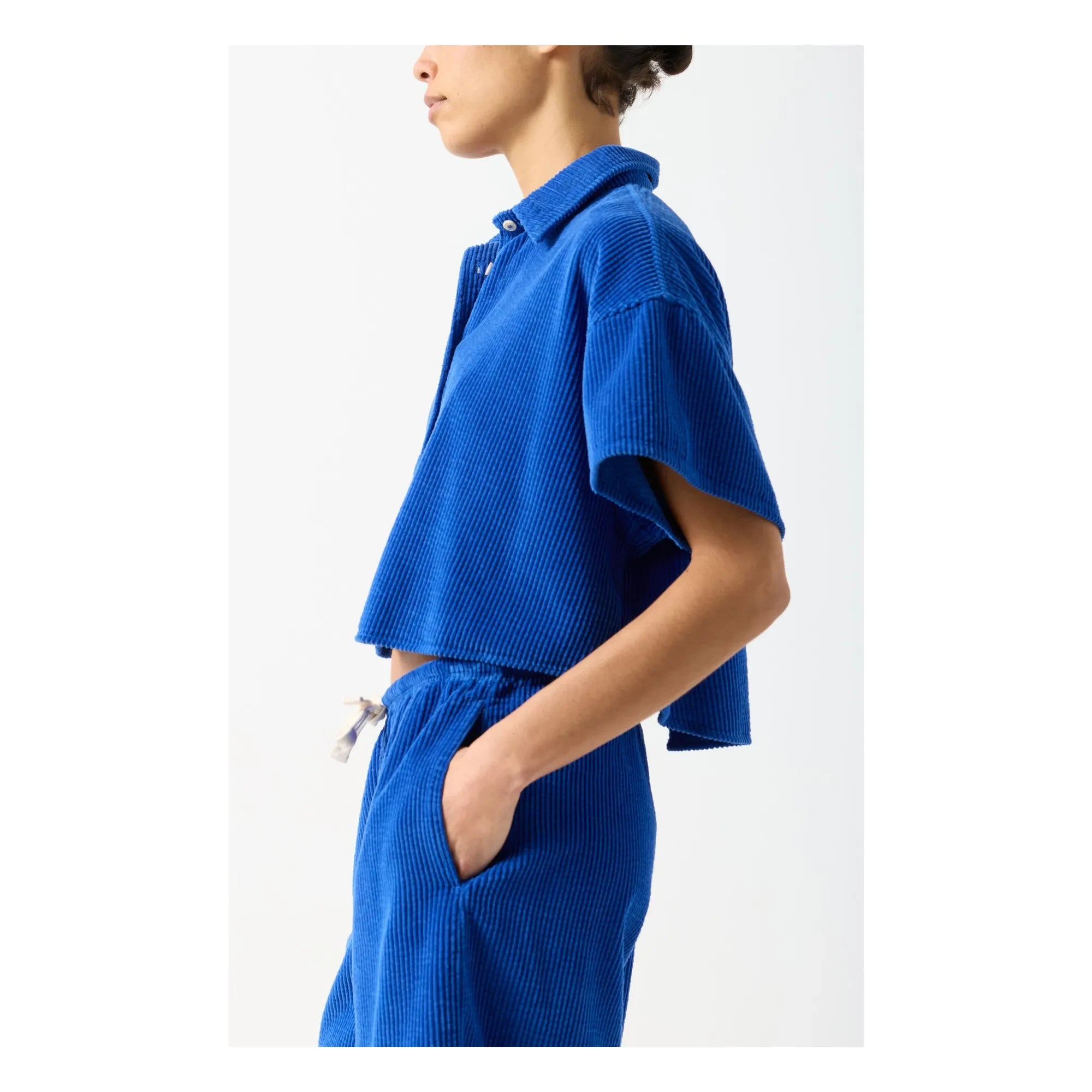 American Vintage - Camisa de algodón Padow | Azul