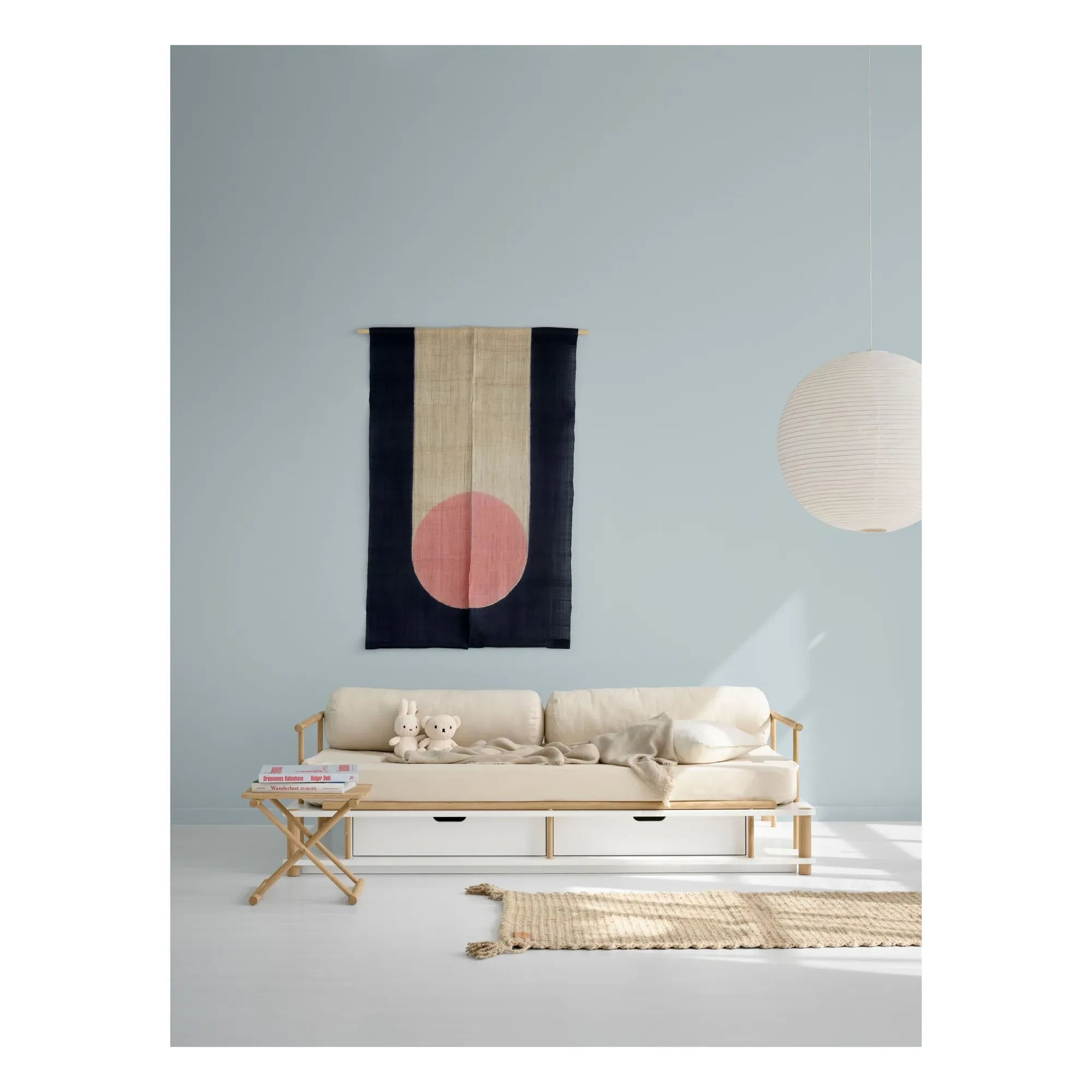 Oliver Furniture - Meşe kamp banklı yatak