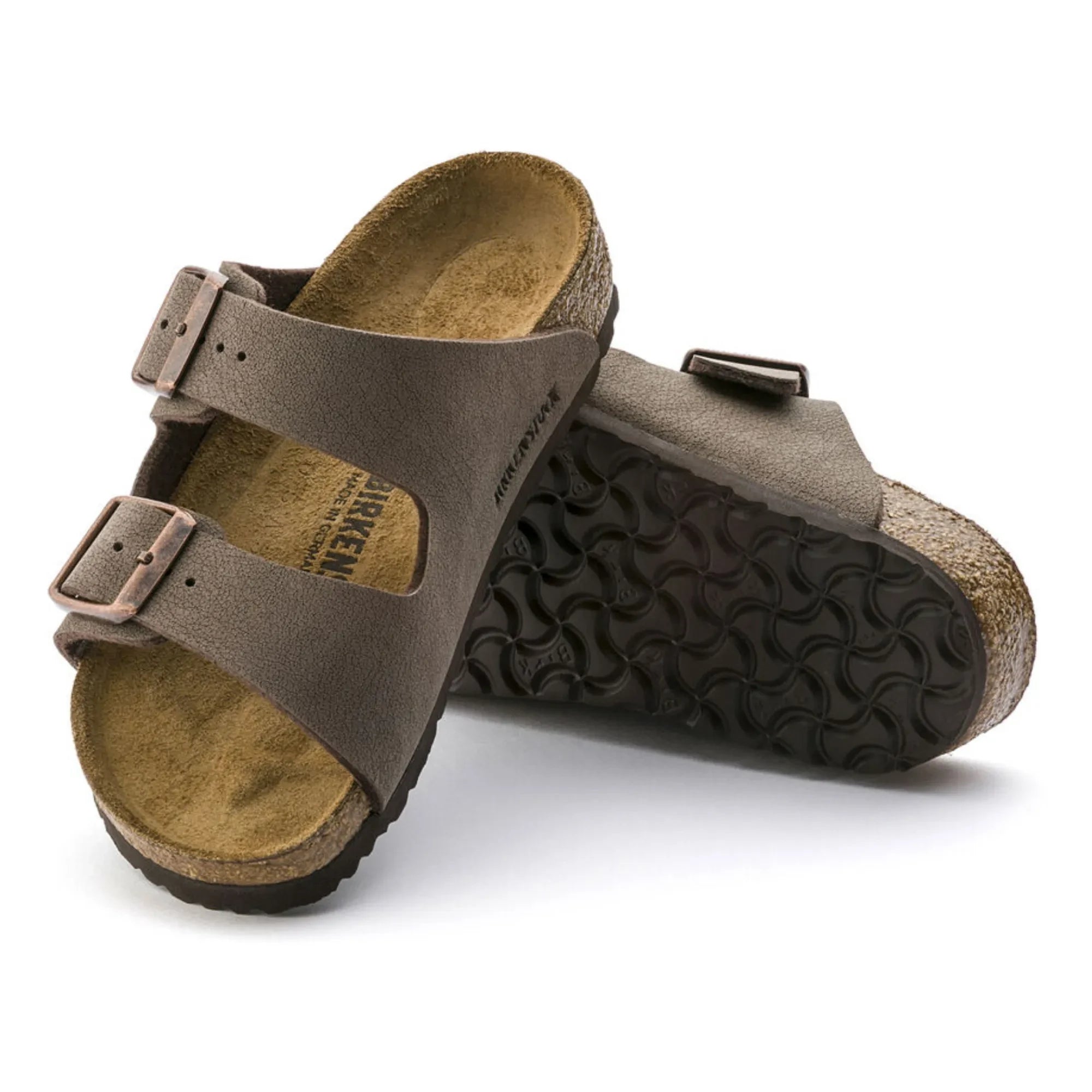 BIRKENSTOCK - Sandalias Arizona Birkibuc | Marrón