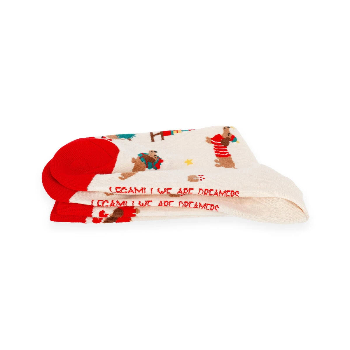 Legami - Calcetines de Navidad para Niños Dachshund Talla 28-35 - ¡Un Ajuste Perfecto!