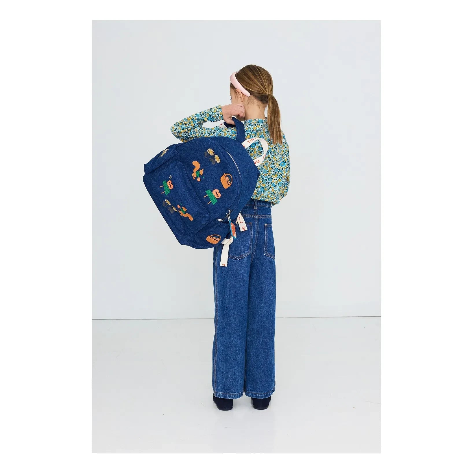 Tinycottons - Mochila vaquera azul