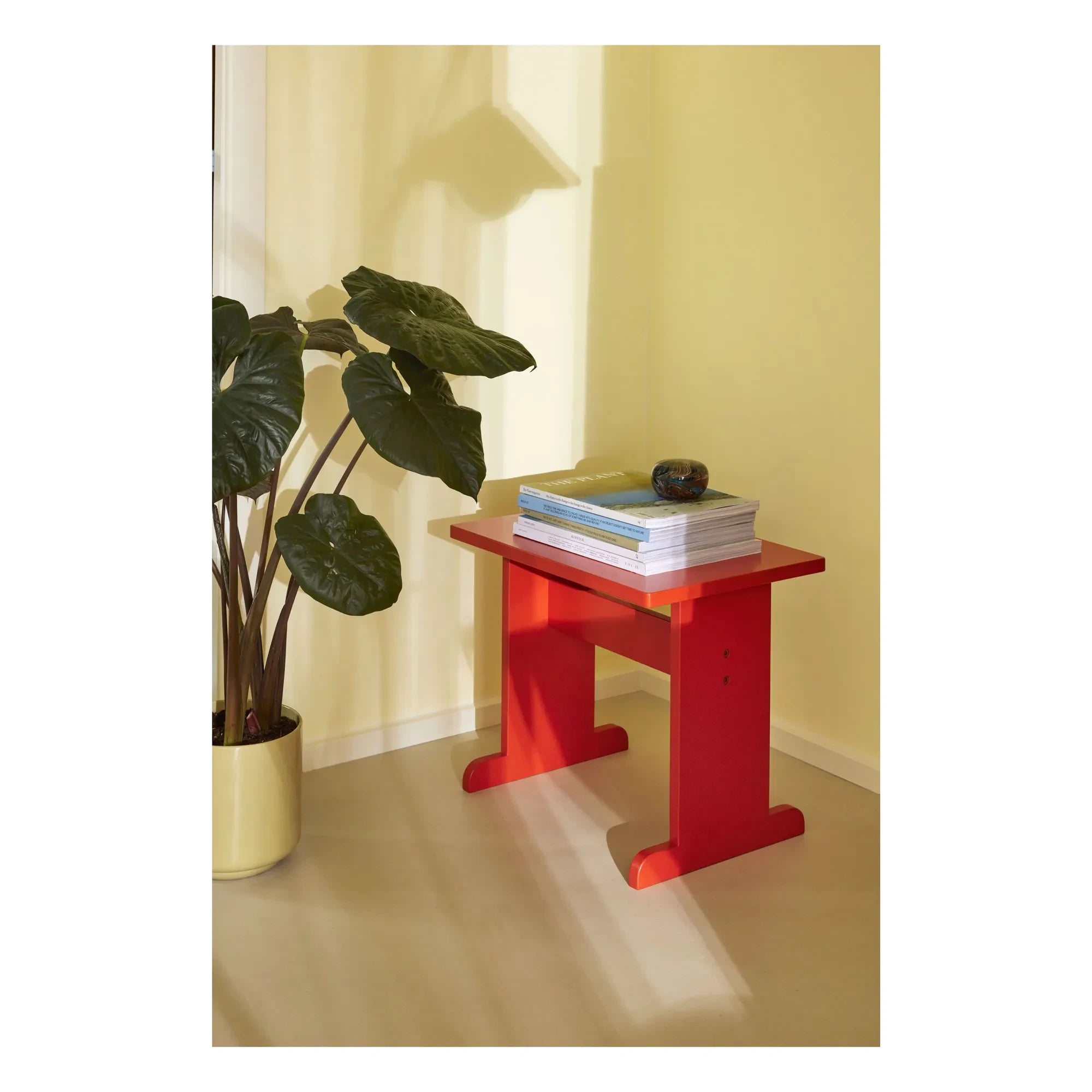 Hübsch - Mesa de centro | Rojo