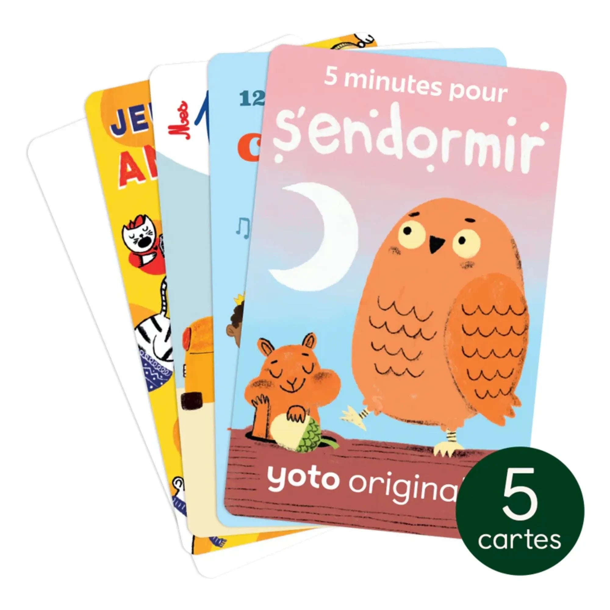 Yoto Player - Tarjetas de descubrimiento 3-7 años - Paquete de 5