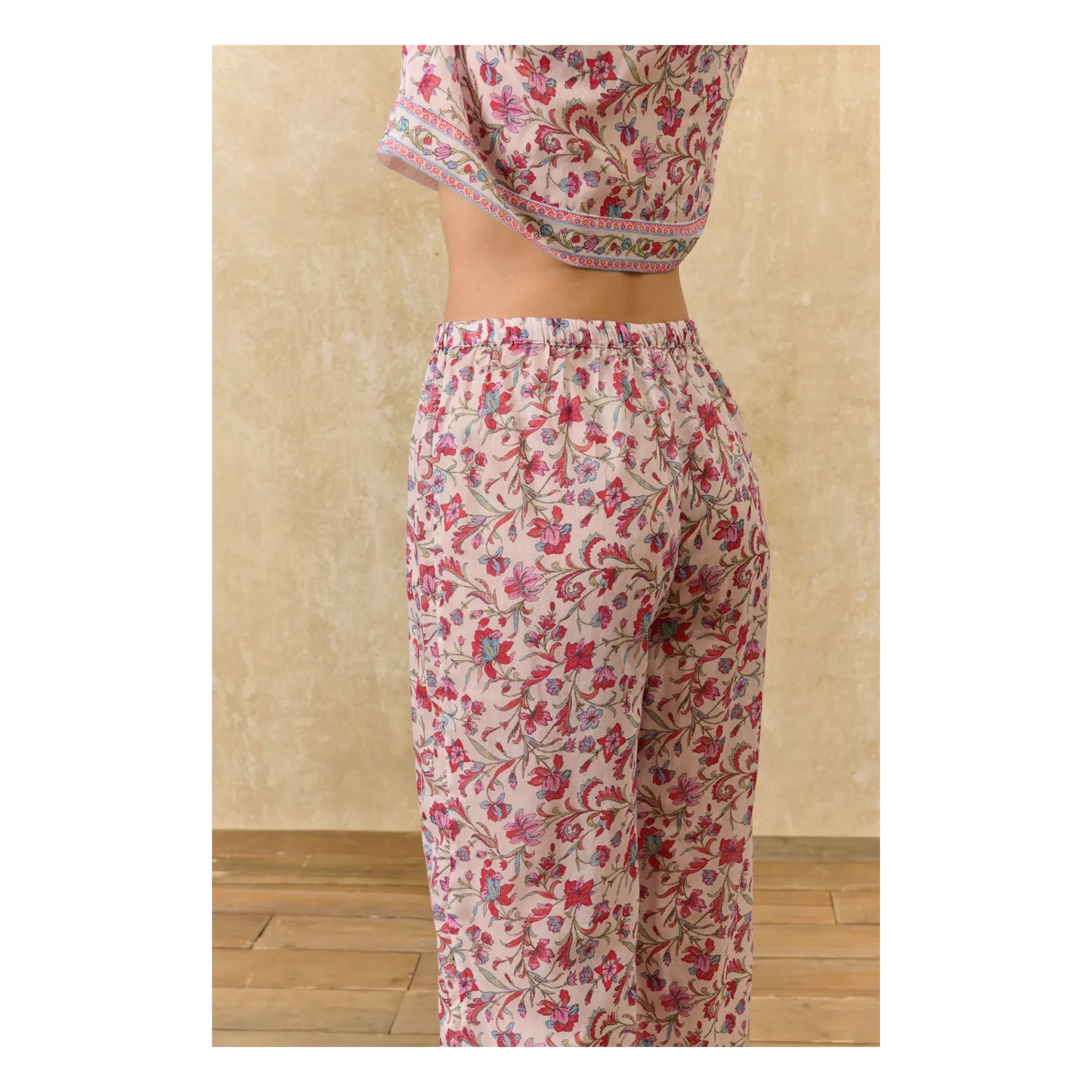 Louise Misha - Pijama Louka de algodón orgánico | Rosa