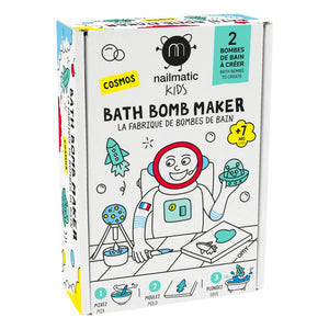 Nailmatic Kids - The Bath Bomb Factory Set - Cosmos Edition - 2 banyo bombası | Mavi