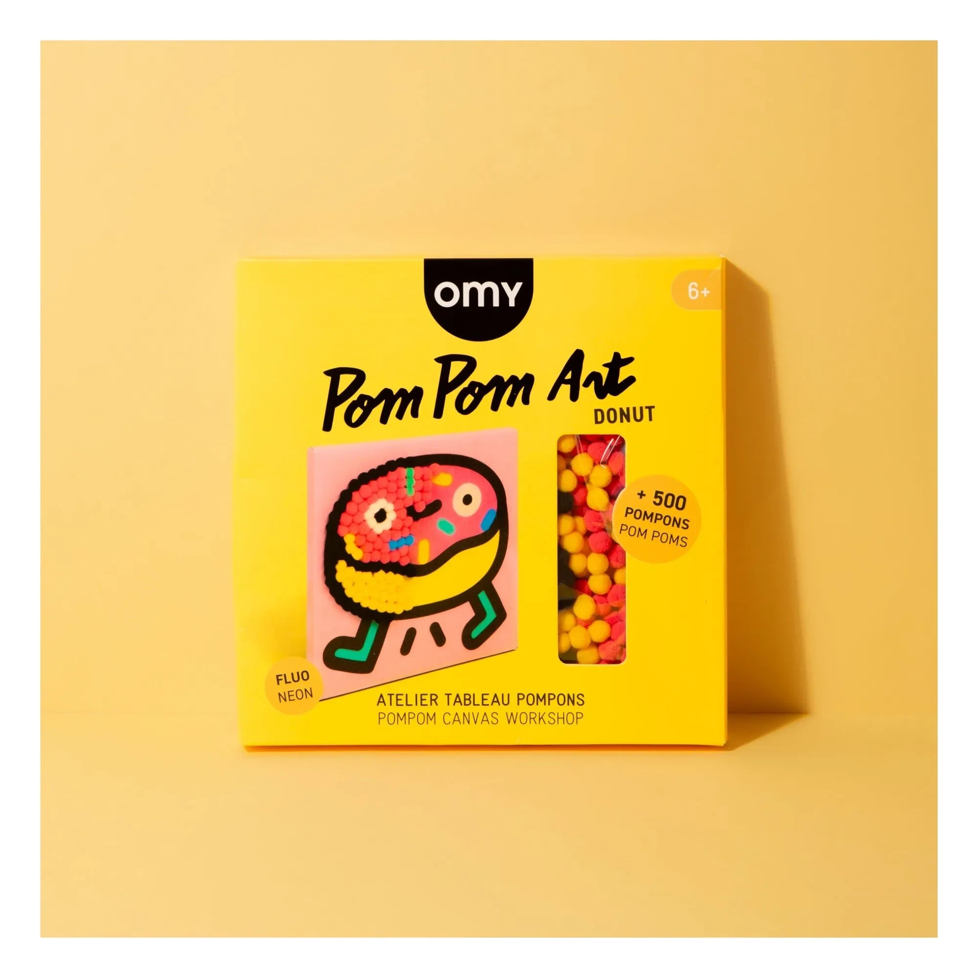 Omy - Juego de colorear Pom Pom Art