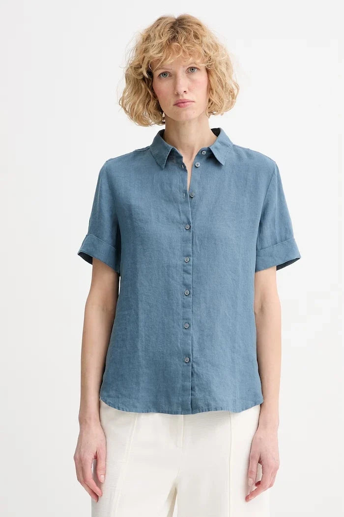 Camisa de safari de lino para mujer Marc O'Polo