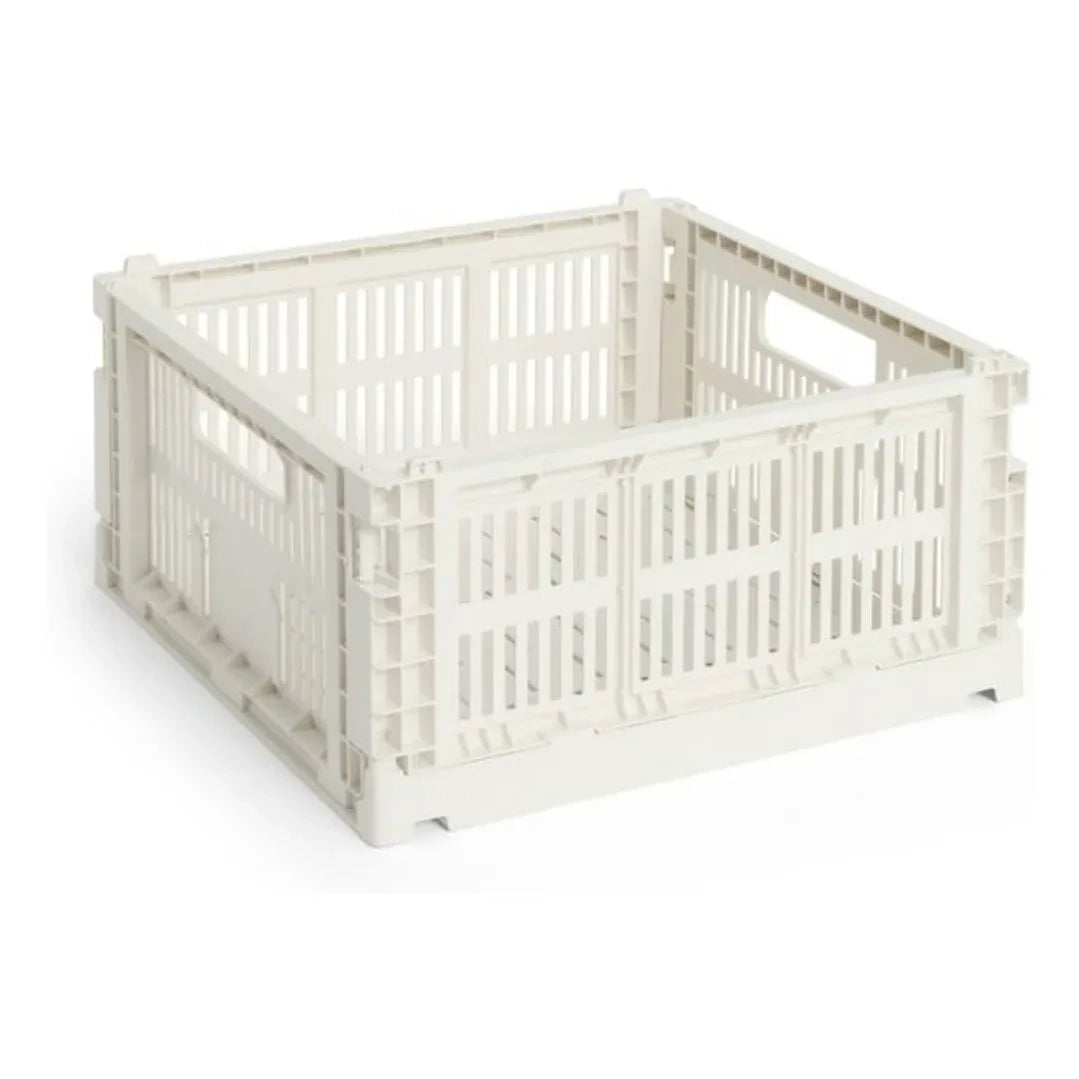 Hay - Cajón plegable cuadrado | Blanco